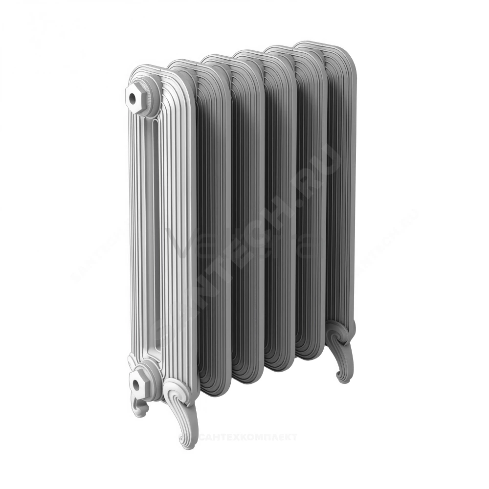 Радиатор чугунный Detroit 650/500 RAL 9016 (Белый) EXEMET