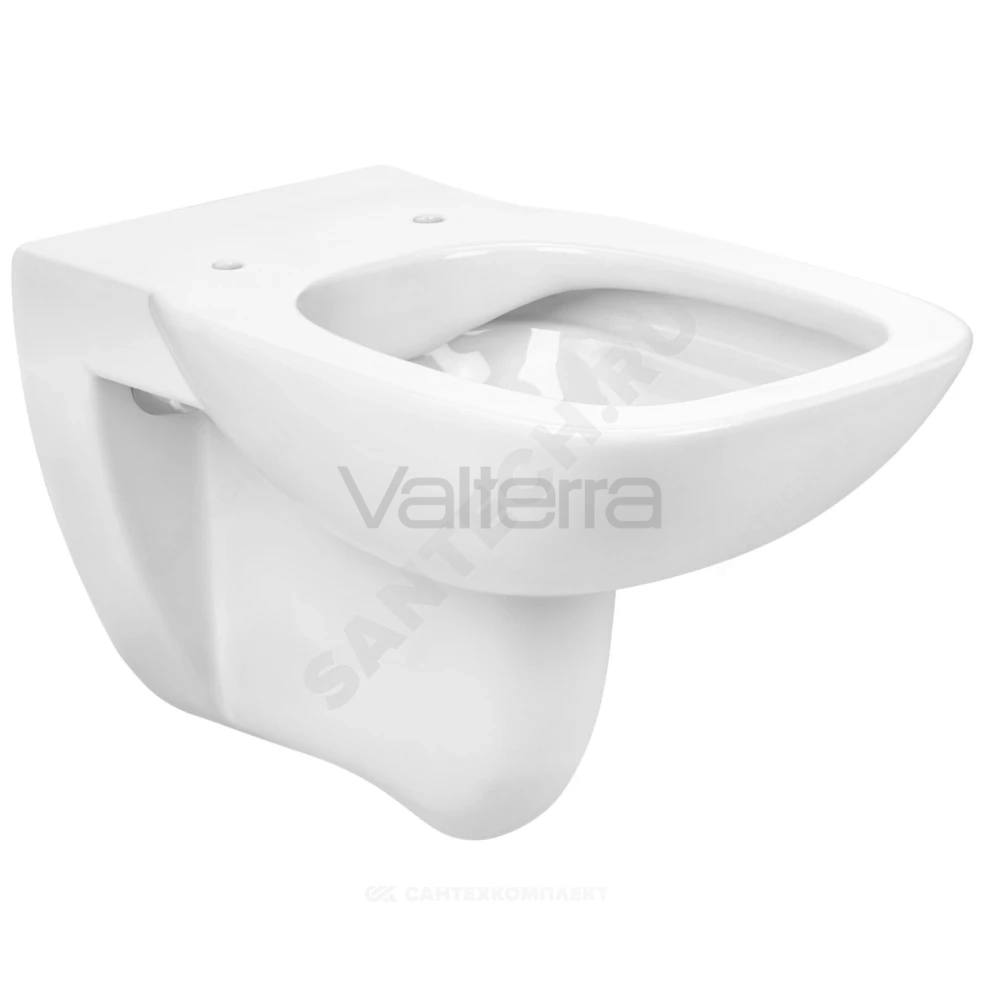 Унитаз подвесной белый горизонтальный выпуск Debba Rimless Roca