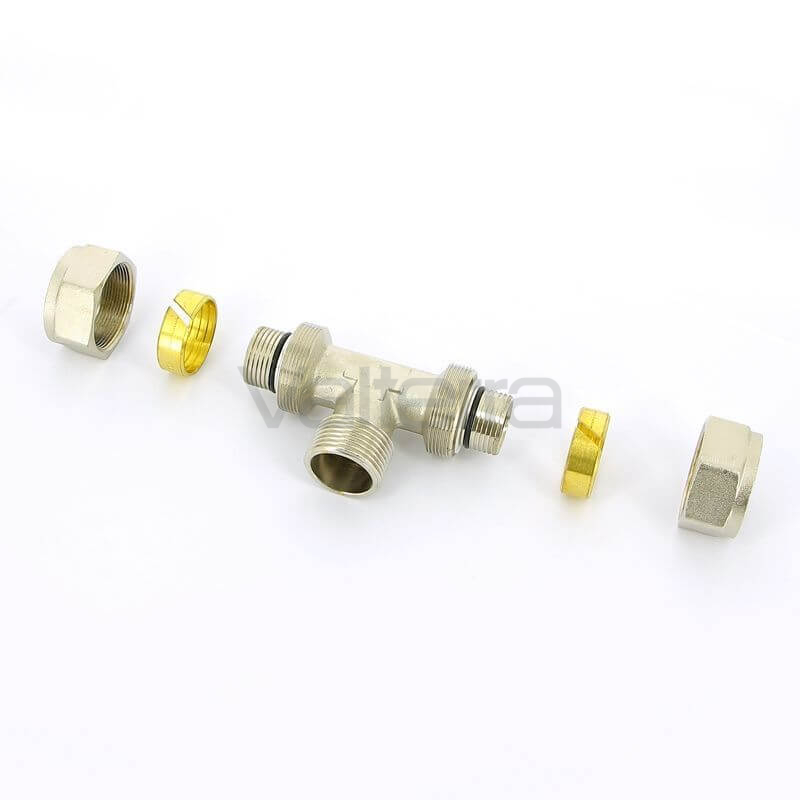 Тройник НР пресс HENCO 16х1/2x16