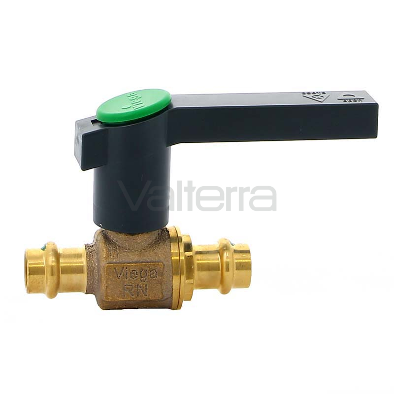 Кран пресс бронза Easytop Viega ДУ 15(15) 16 бар, 90'C