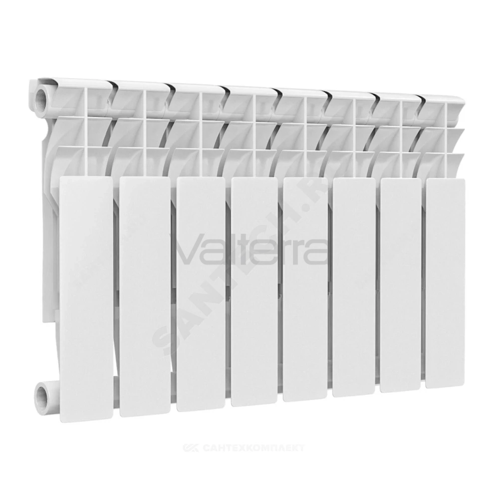 Радиатор секционный биметаллический Ultra Plus 350 RAL 9016 (белый) Ogint