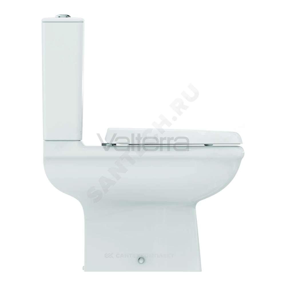 Унитаз-компакт белый горизонтальный выпуск EXACTO Rimless Ideal Standard