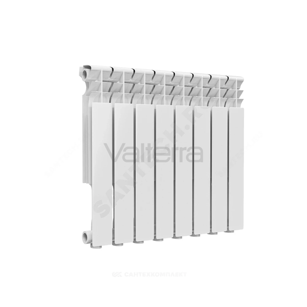 Радиатор секционный алюминиевый Delta Plus 500 RAL 9016 (белый) Ogint