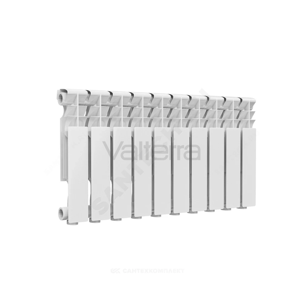 Радиатор секционный алюминиевый Delta Plus 350 RAL 9016 (белый) Ogint