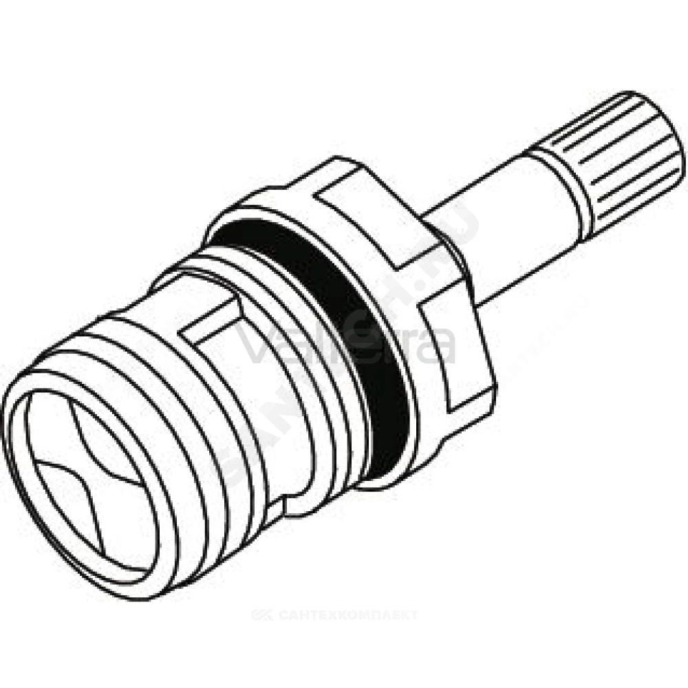 Кран-букса для смесителя керамическая резьба G 1/2" 180 градусов Ideal Standard