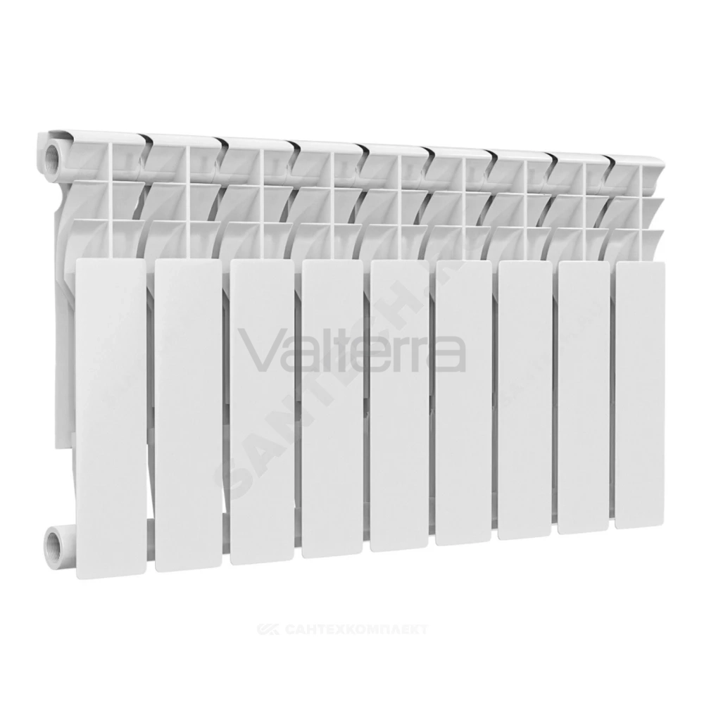 Радиатор секционный биметаллический Ultra Plus 350 RAL 9016 (белый) Ogint