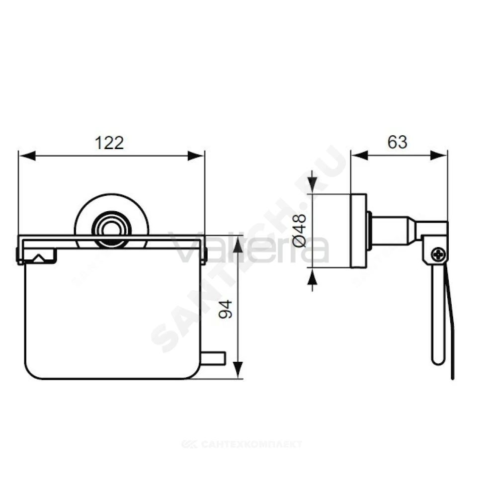 Держатель для туалетной бумаги IOM Ideal Standard