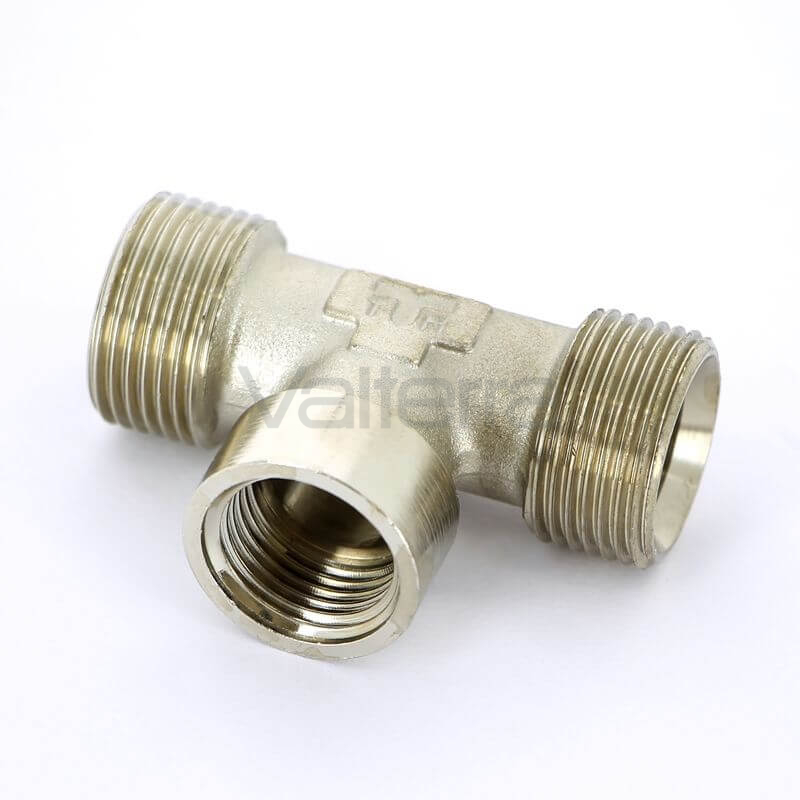 Тройник НВН никелированный евроконус TIEMME 3/4EKх1/2х3/4EK