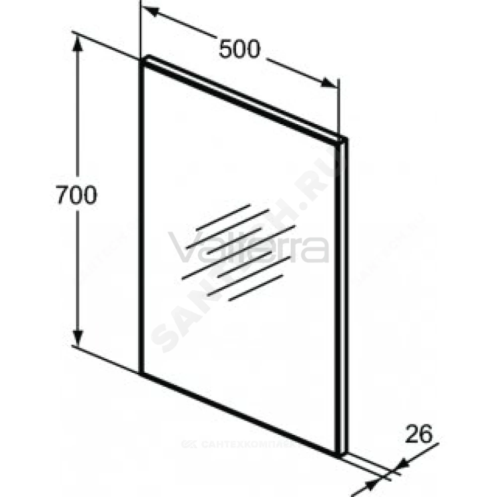 Зеркало MIRROR&LIGHT Ideal Standard