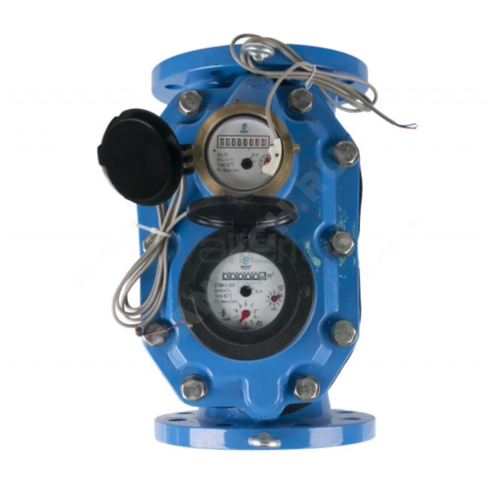 Счётчик х/в комбинированный (крыльчатый и турбинный) чугунный корпус фл импульсный класс B СТВК-1 ДГ Декаст IP68