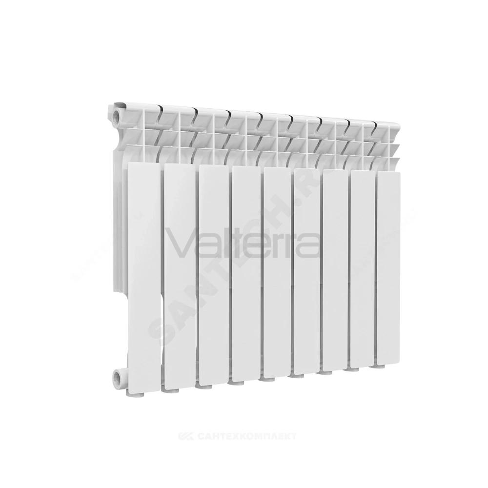 Радиатор секционный алюминиевый Delta Plus 500 RAL 9016 (белый) Ogint