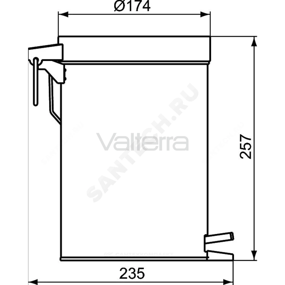 Корзина для мусора IOM Ideal Standard