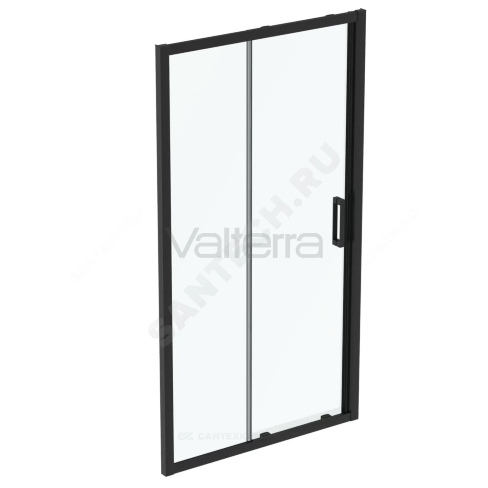 Дверь душевая алюминиевый профиль, черный матовый CONNECT 2 Sliding door Ideal Standard