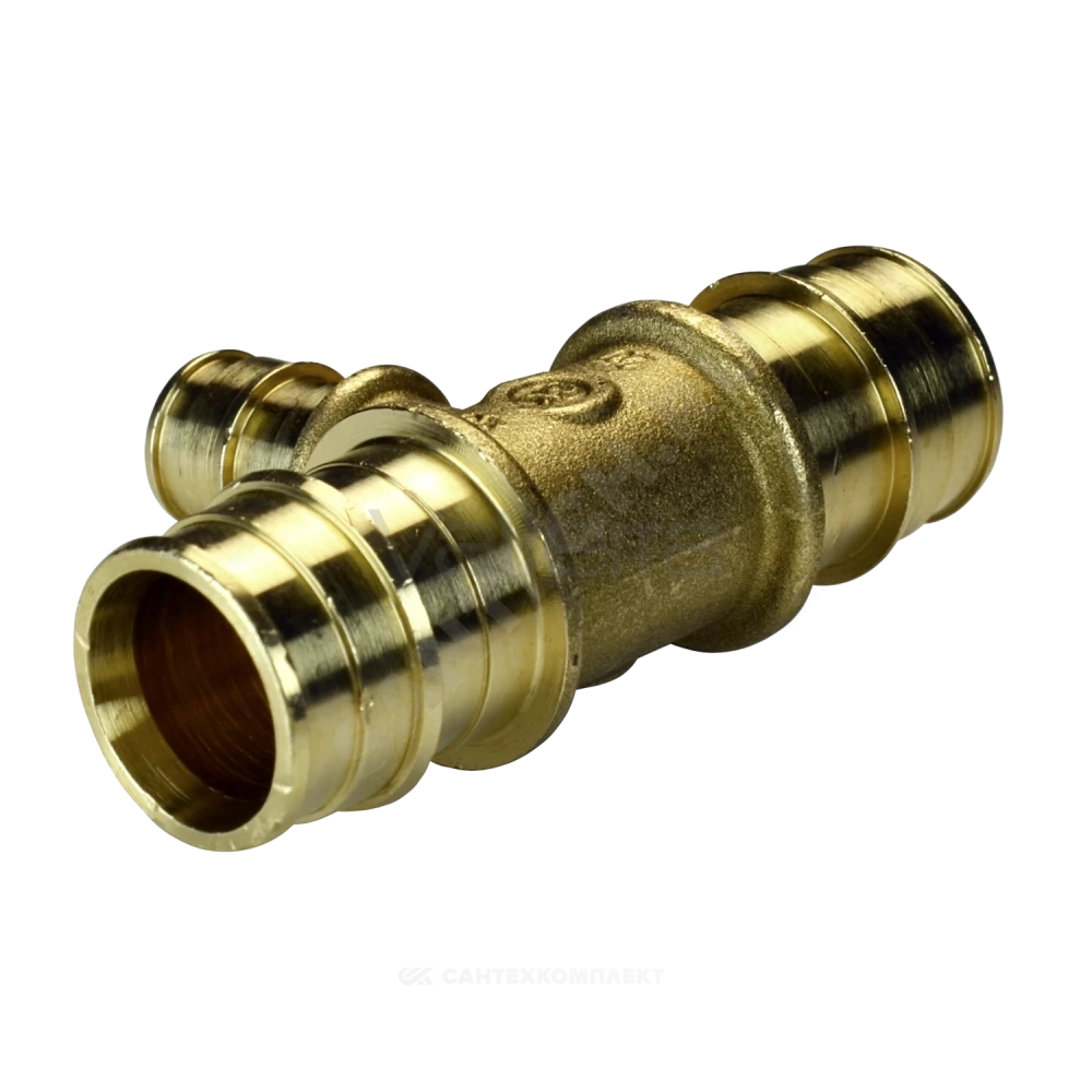 Тройник для PE-X труб радиальный латунь GX151 Giacomini