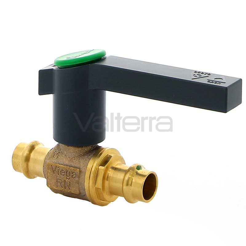 Кран пресс бронза Easytop Viega ДУ 15(15) 16 бар, 90'C