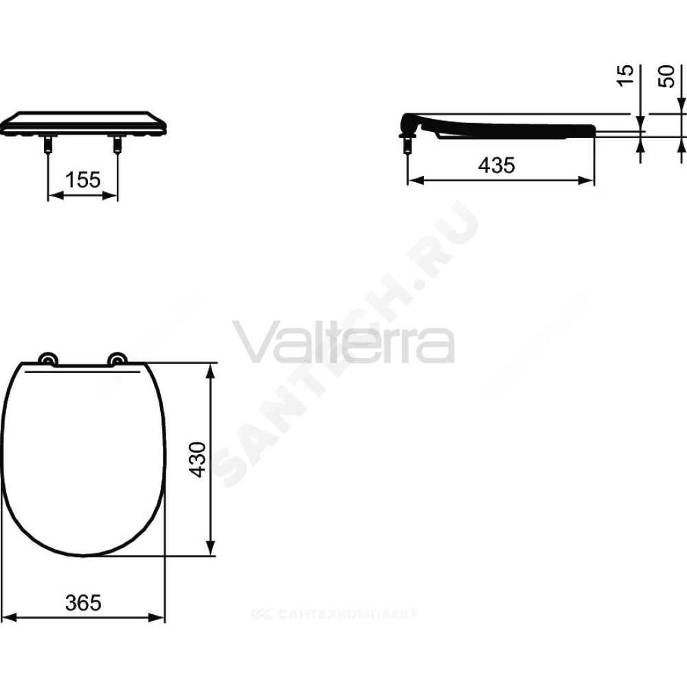 Сиденье для унитаза CONNECT Ideal Standard
