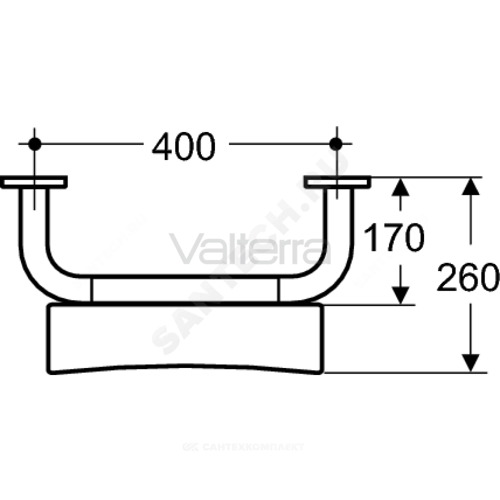 Опора для спины CONTOUR Ideal Standard