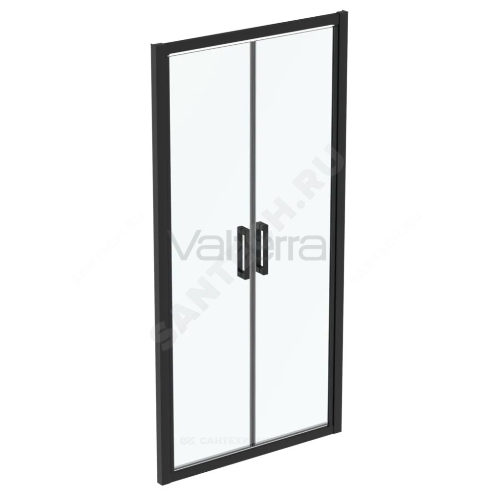 Дверь душевая алюминиевый профиль, черный матовый CONNECT 2 Saloon door Ideal Standard