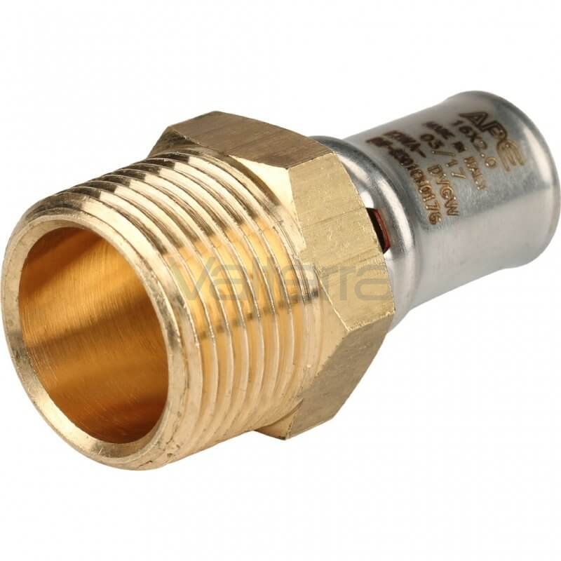 Переходник-пресс МП с наружной резьбой, тип SFP-0001, Stout