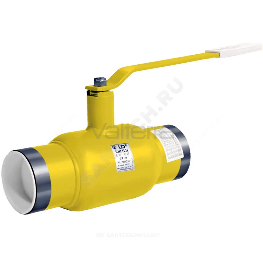Кран шаровой сталь газ КШ.Ц.П.GAS п/привар LD