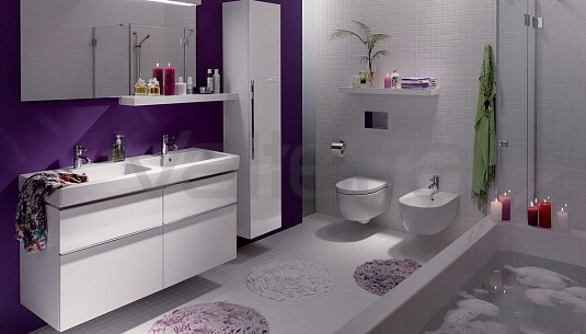 Унитаз подвесной iCon без ободка Rimfree, Keramag