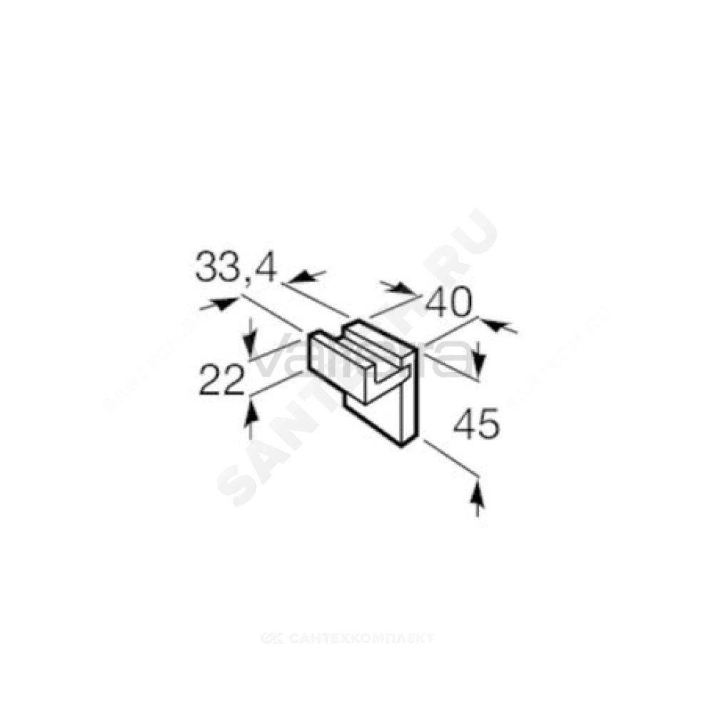Крючок Rubik Roca