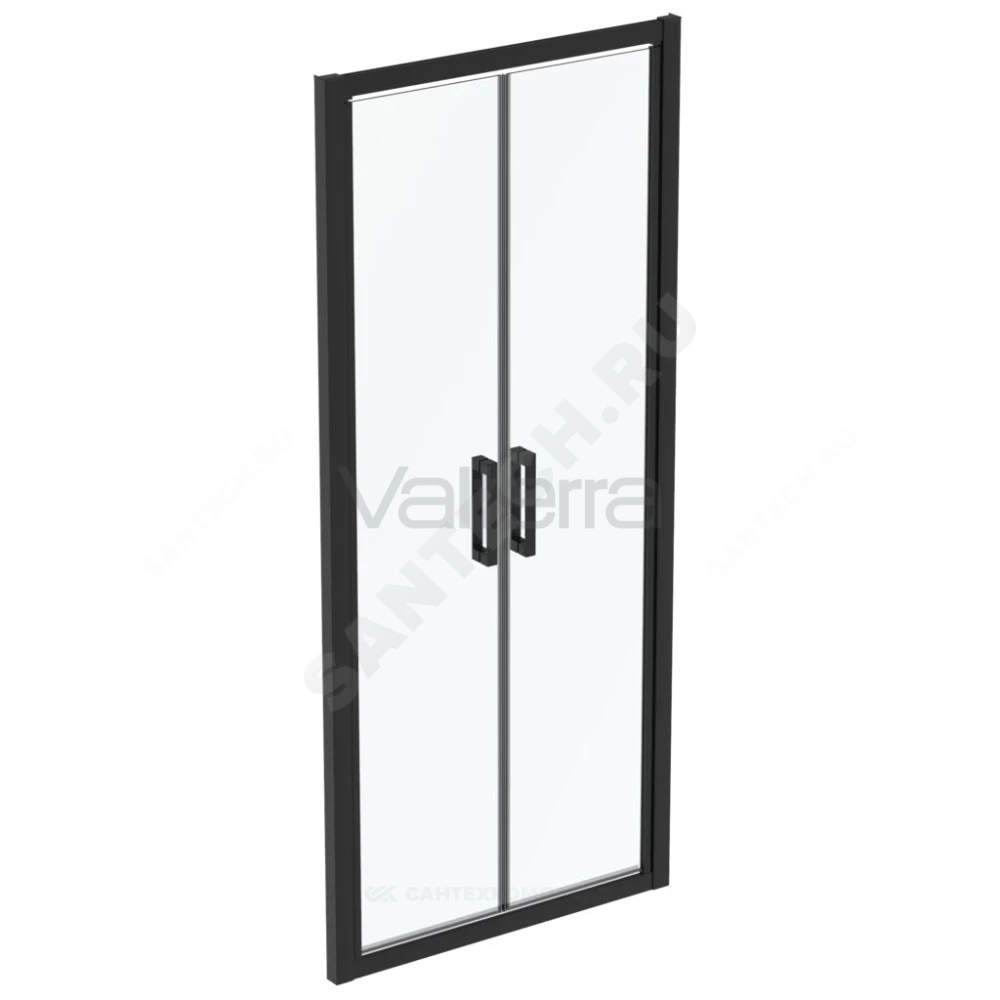 Дверь душевая алюминиевый профиль, черный матовый CONNECT 2 Saloon door Ideal Standard