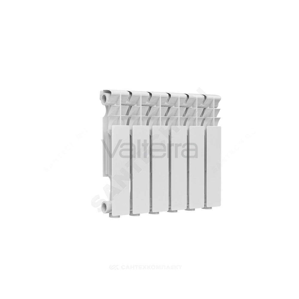 Радиатор секционный алюминиевый Delta Plus 350 RAL 9016 (белый) Ogint