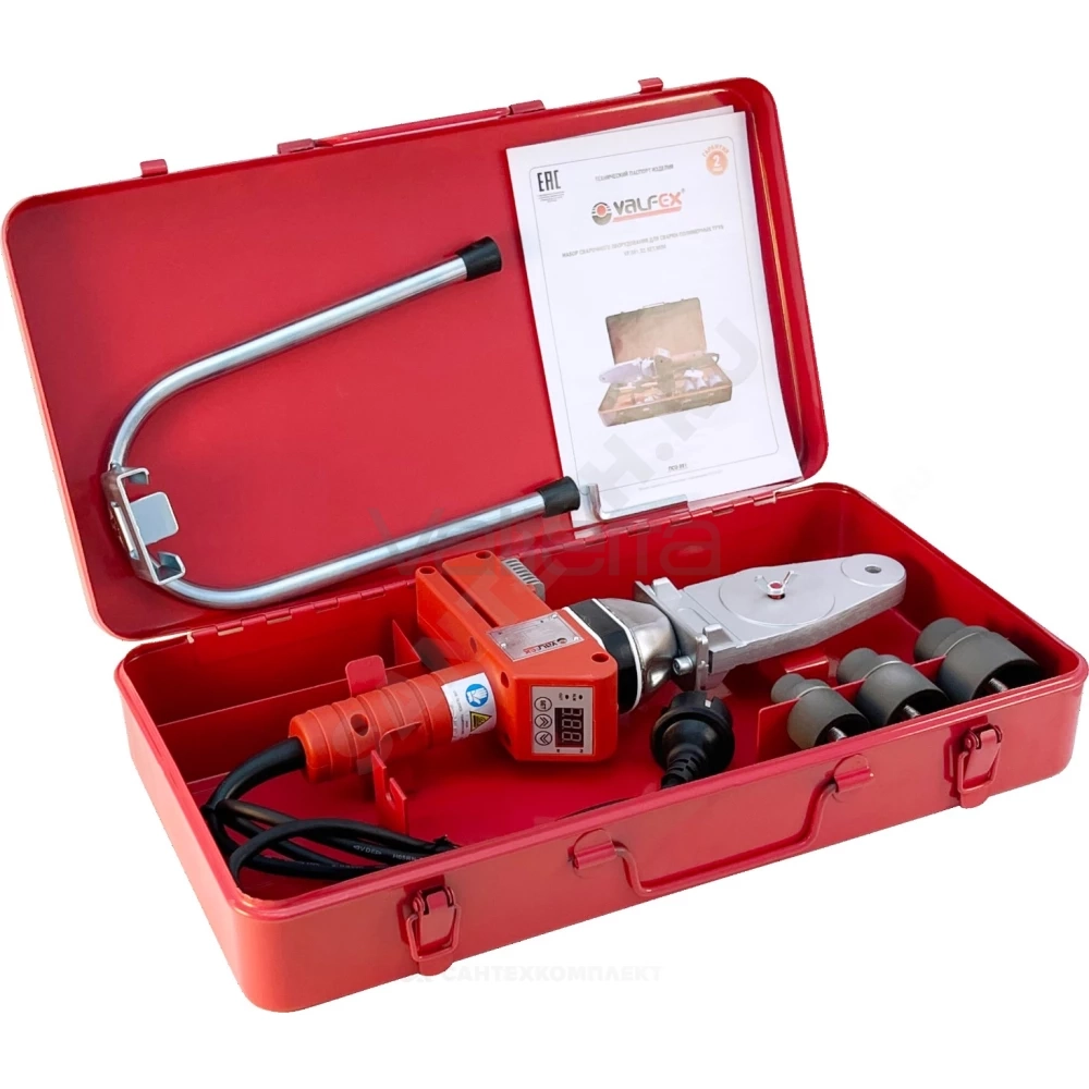 Аппарат сварочный для PP-R труб и фитингов 001 SET MINI VALFEX