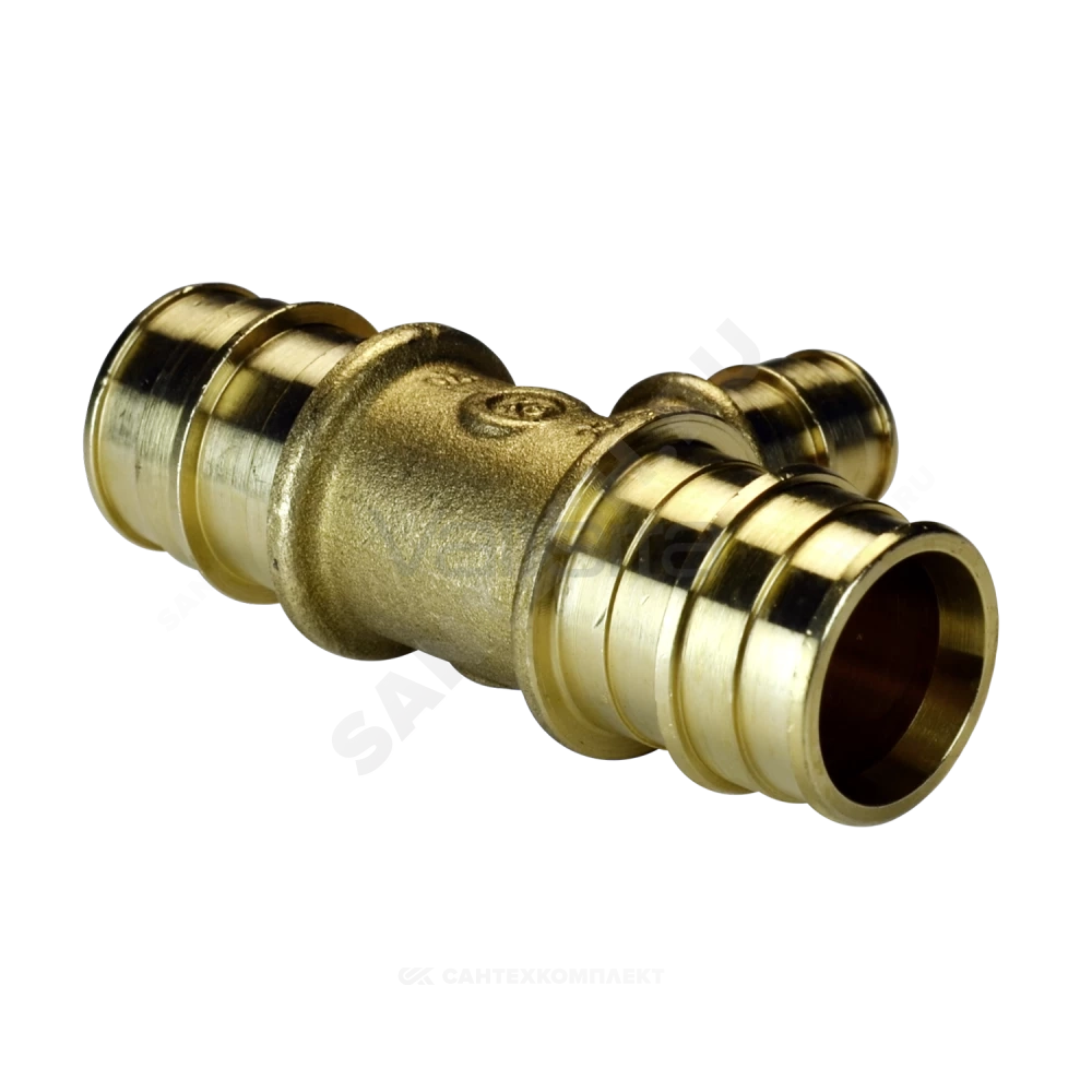 Тройник для PE-X труб радиальный латунь GX151 Giacomini