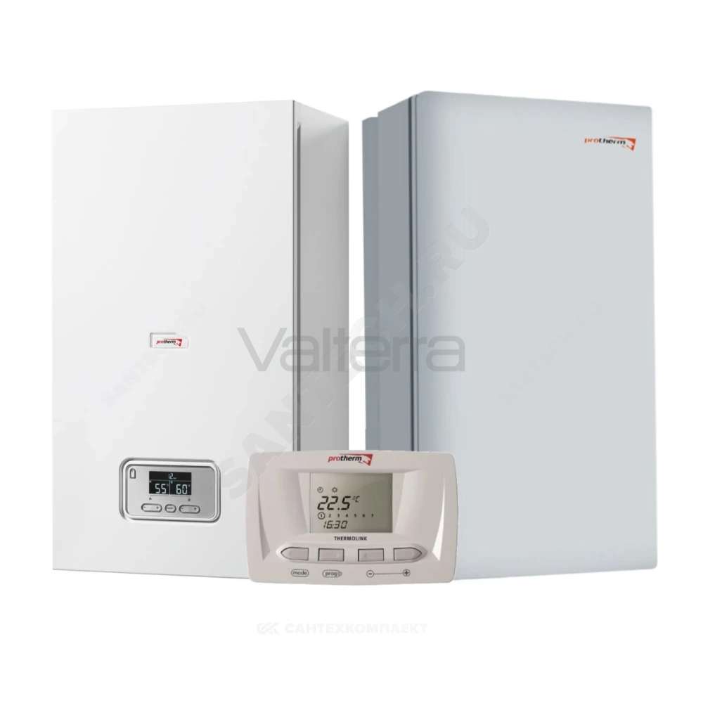 Котел электрический настенный Скат + бойлер + регулятор температуры Protherm