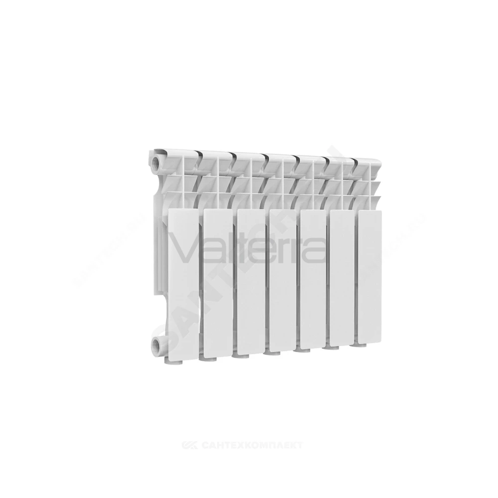 Радиатор секционный алюминиевый Delta Plus 350 RAL 9016 (белый) Ogint