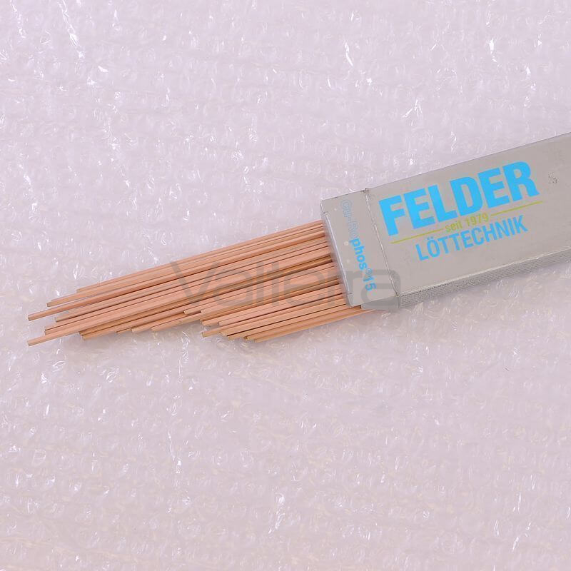 Припой твердый медный Cu-Rophos®15 2мм FELDER 1000г