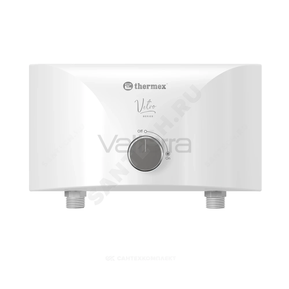 Водонагреватель электрический проточный Vetro белый THERMEX