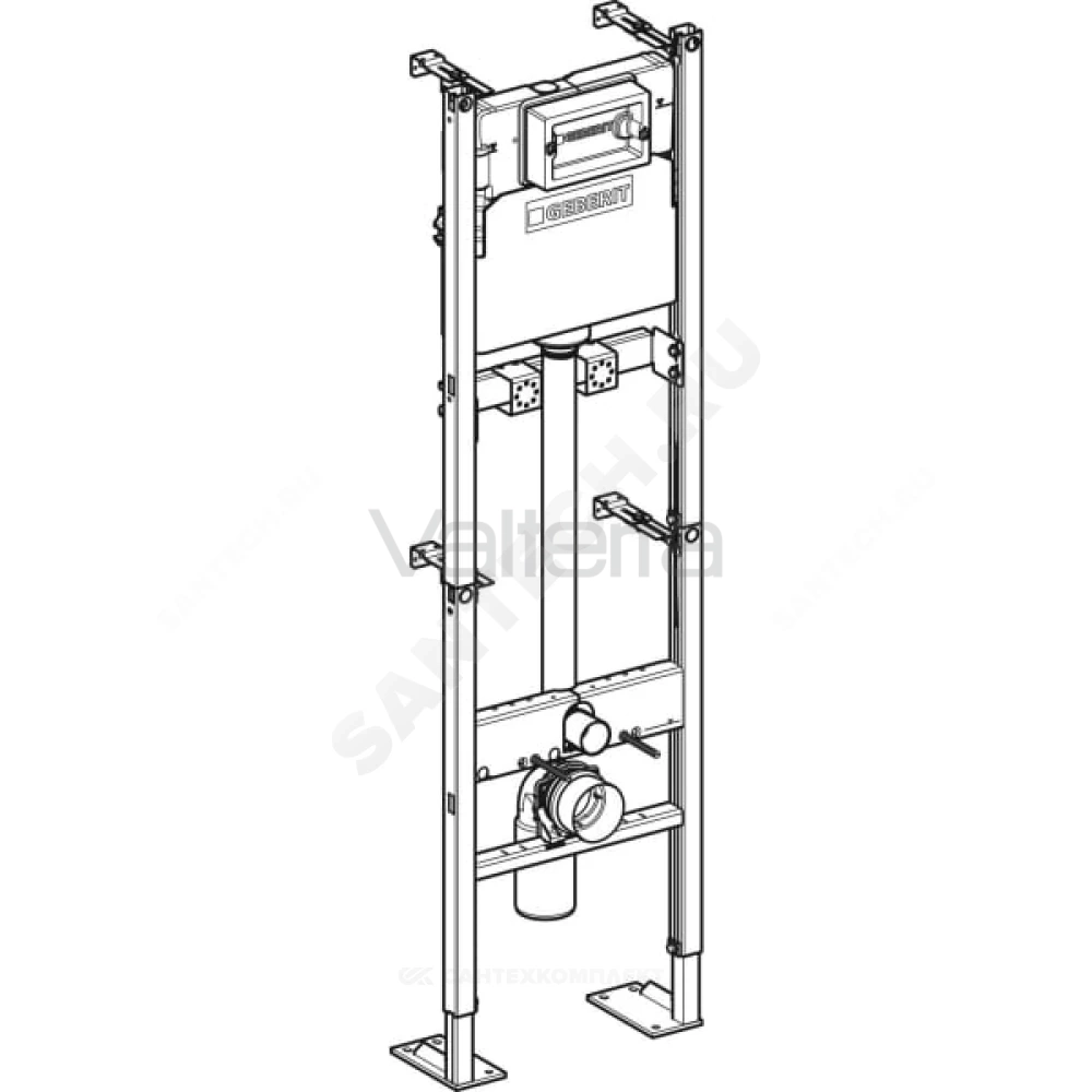 Инсталляция Duofix для умывальника Geberit