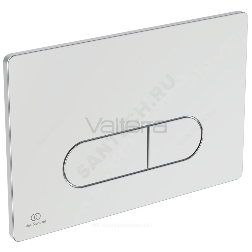 Комплект 3 в 1 инсталляция + кнопка смыва хром + унитаз подвесной белый TIRSO Rimless Ideal Standard