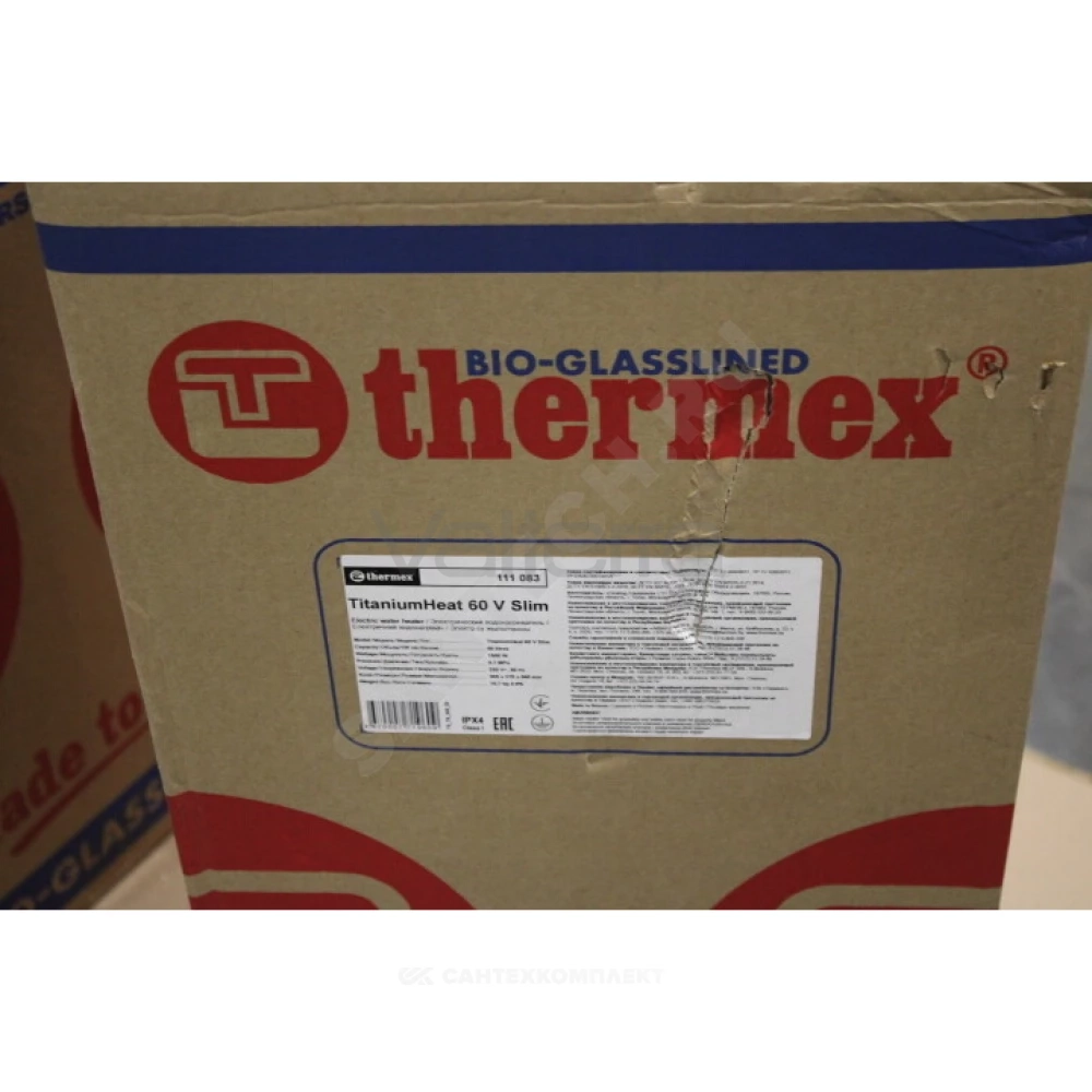 Водонагреватель электрический накопительный 60л над мойкой THERMEX