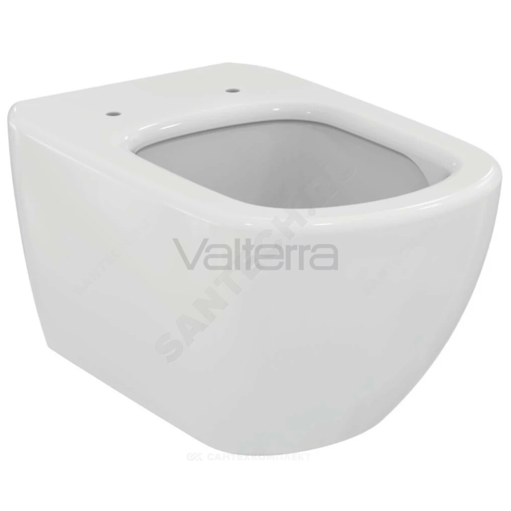 Унитаз подвесной белый матовый без сиденья TESI AquaBlade Ideal Standard T0079V1