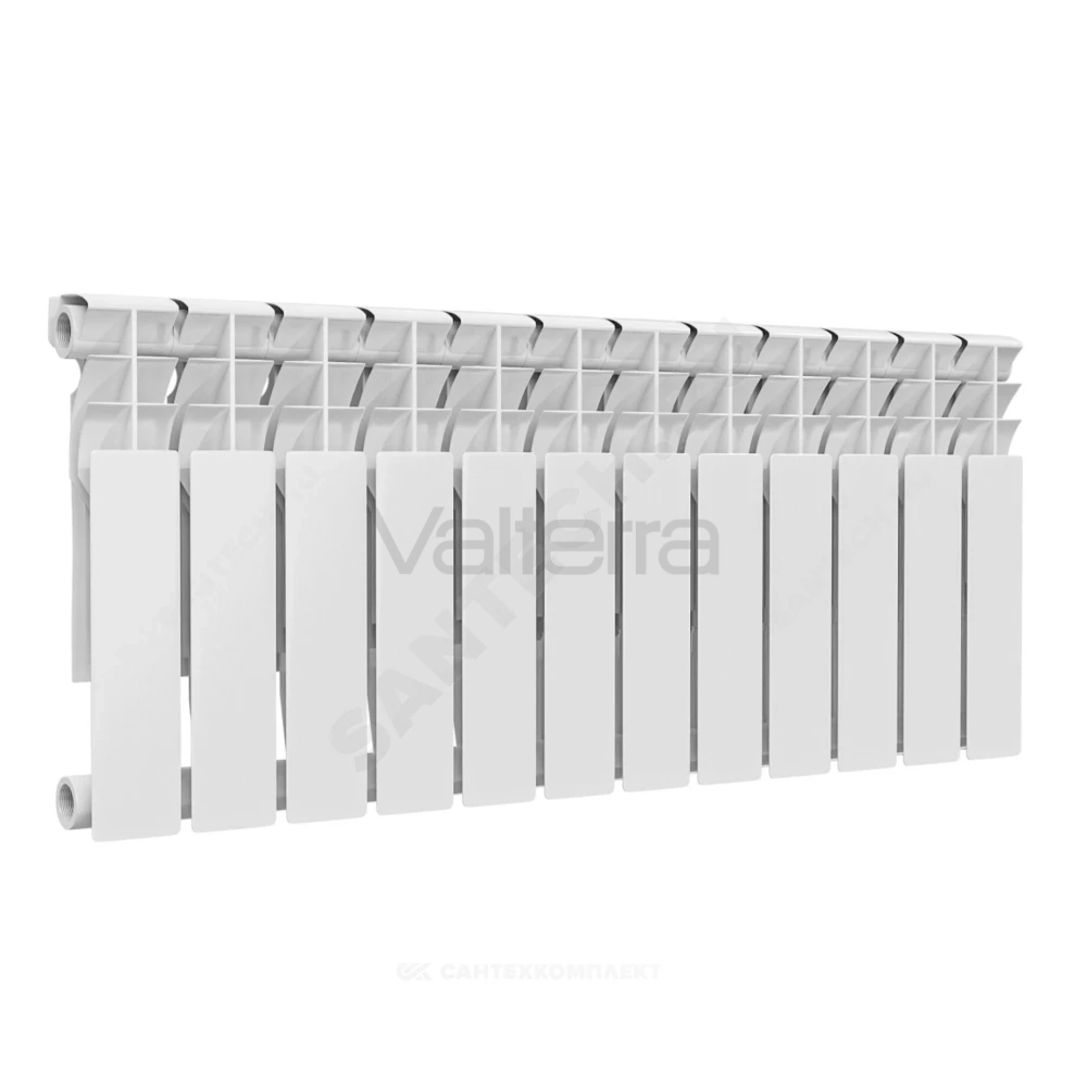 Радиатор секционный биметаллический Ultra Plus 350 RAL 9016 (белый) Ogint