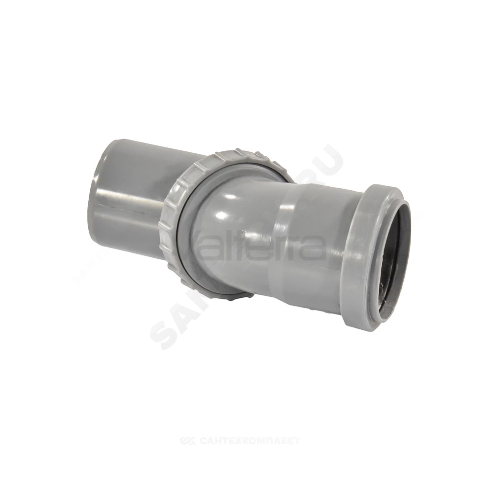Отвод поворотный серый PP-H BASE VALFEX