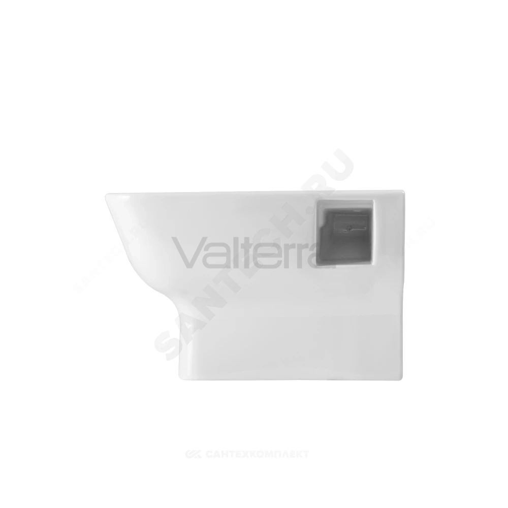 Комплект 4 в 1 инсталляция + кнопка смыва хром + унитаз подвесной Нео Rimless Santek