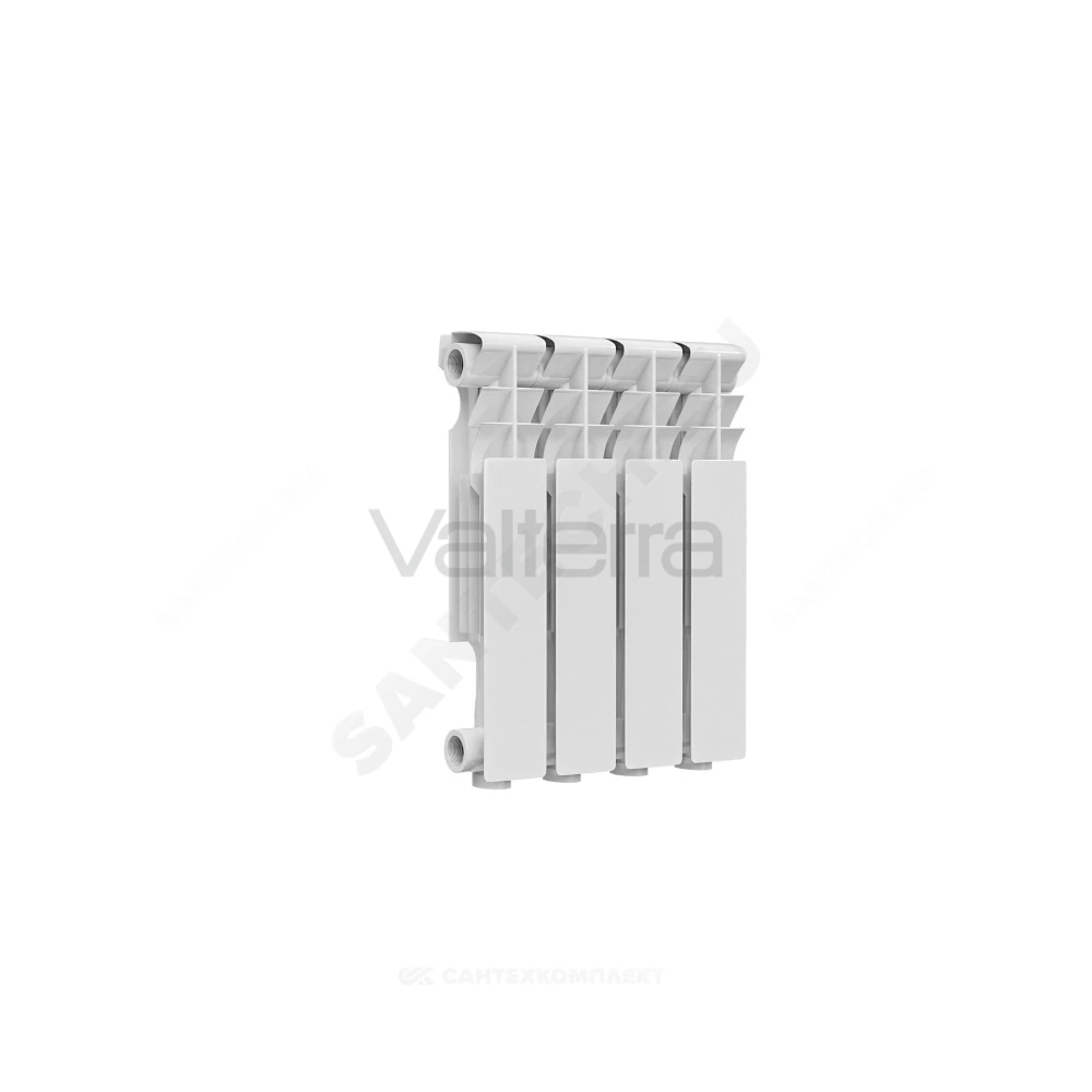 Радиатор секционный алюминиевый Delta Plus 350 RAL 9016 (белый) Ogint