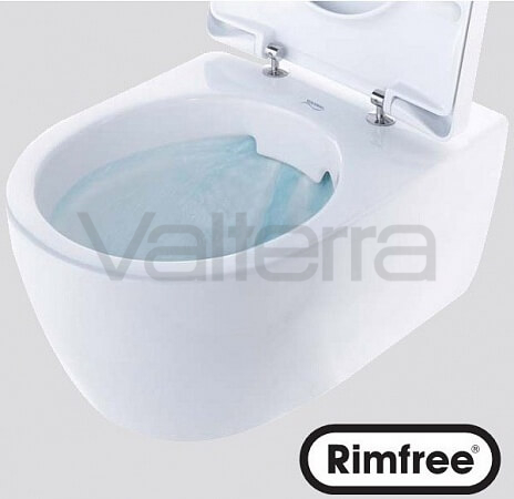 Унитаз подвесной iCon без ободка Rimfree, Keramag
