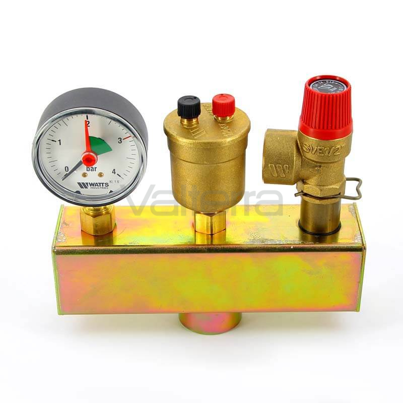 Группа безопасности котла KSG/PF 30 стальная (в теплоизоляции), Watts